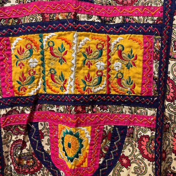 Beautifully Made Indian Kaftan Dress Large Salwar Kameez - Picture 5 of 7